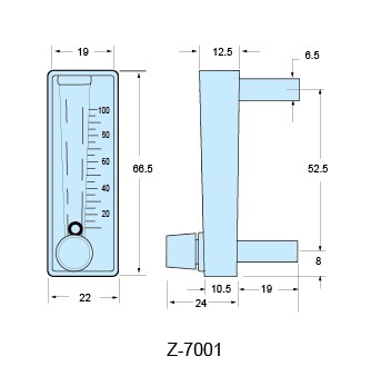 Z-7001、Z-7002、Z-7003面板式流量計(jì)